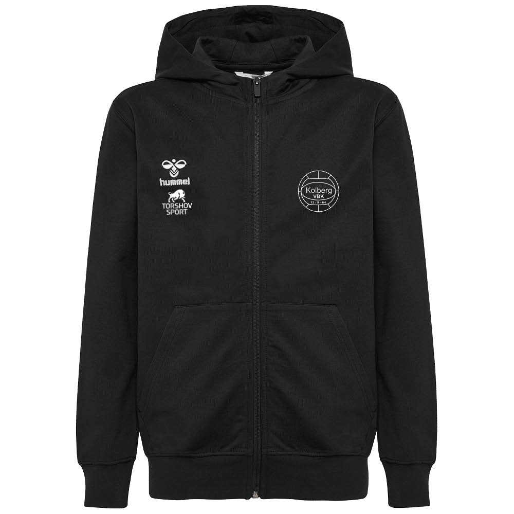 Hummel Kolberg Volleyball Zip Hettegenser Barn Sort