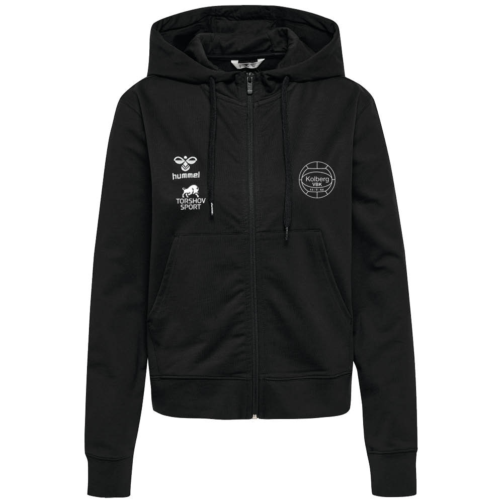 Hummel Kolberg Volleyball Zip Hettegenser Dame Sort