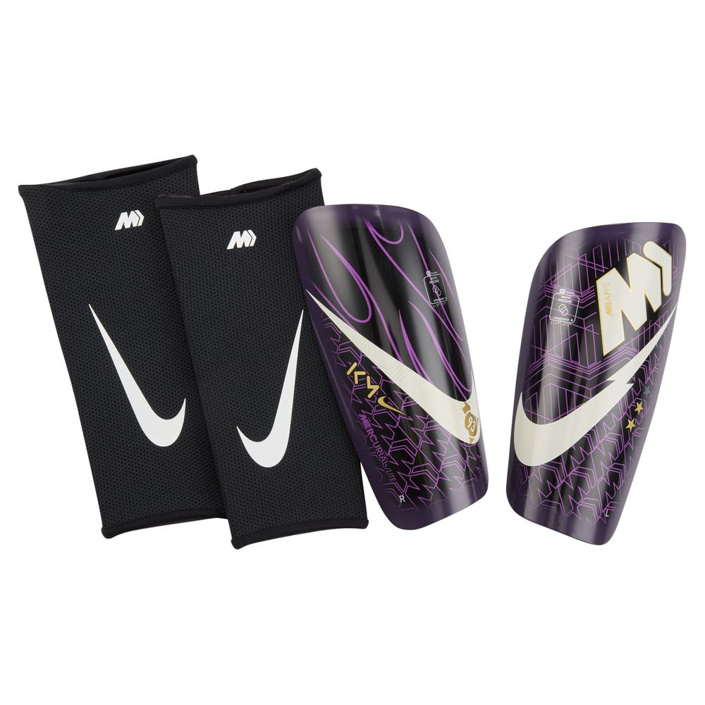 Nike Kylian Mbappé Mercurial Lite Leggskinn 25/26 KM Lilla