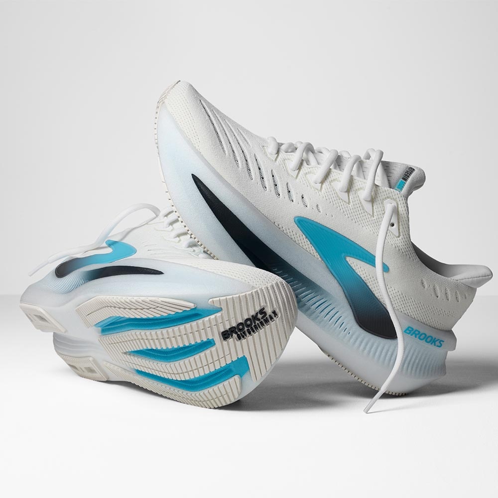 Brooks Glycerin Max 2 Joggesko Herre Hvit/Blå