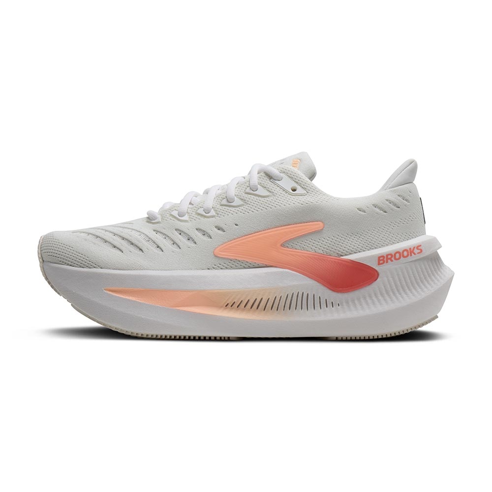 Brooks Glycerin Max 2 Joggesko Dame Hvit/Oransje