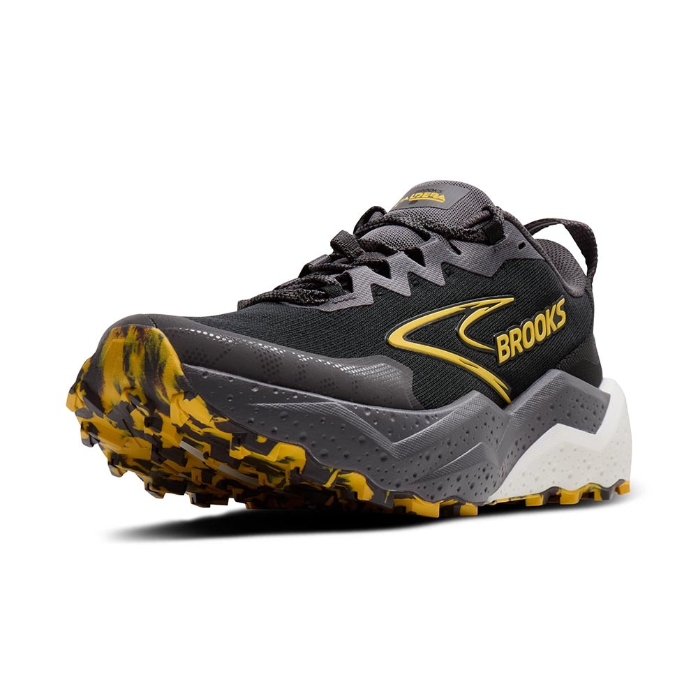 Brooks Caldera 8 Joggesko Herre Sort/Grå/Gul