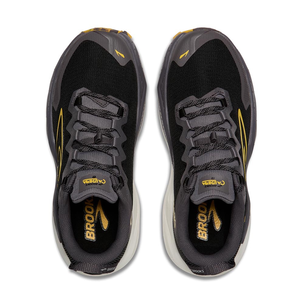 Brooks Caldera 8 Joggesko Herre Sort/Grå/Gul