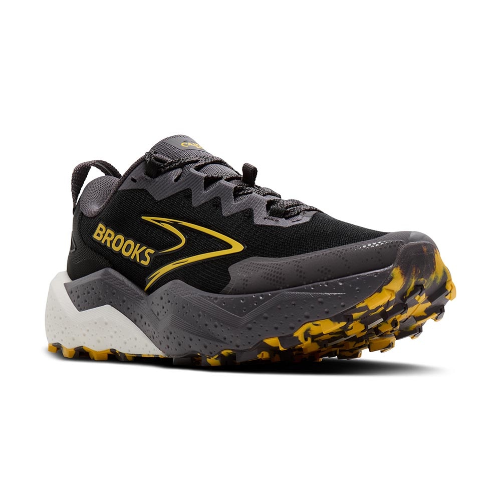 Brooks Caldera 8 Joggesko Herre Sort/Grå/Gul