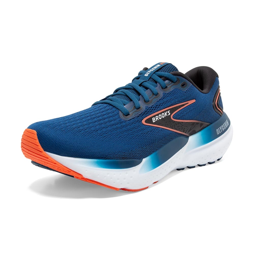 Brooks Glycerin 21 Joggesko Herre Blå/Sort/Oransje