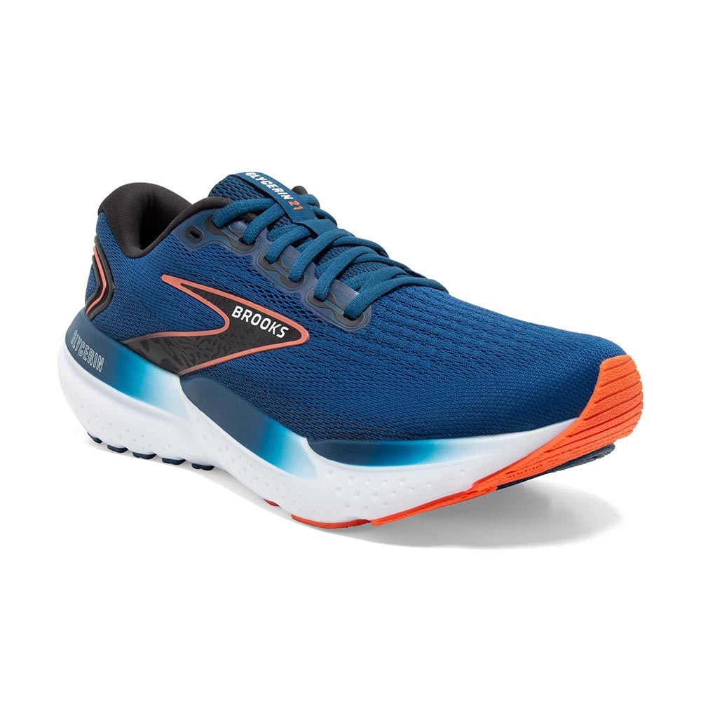 Brooks Glycerin 21 Joggesko Herre Blå/Sort/Oransje