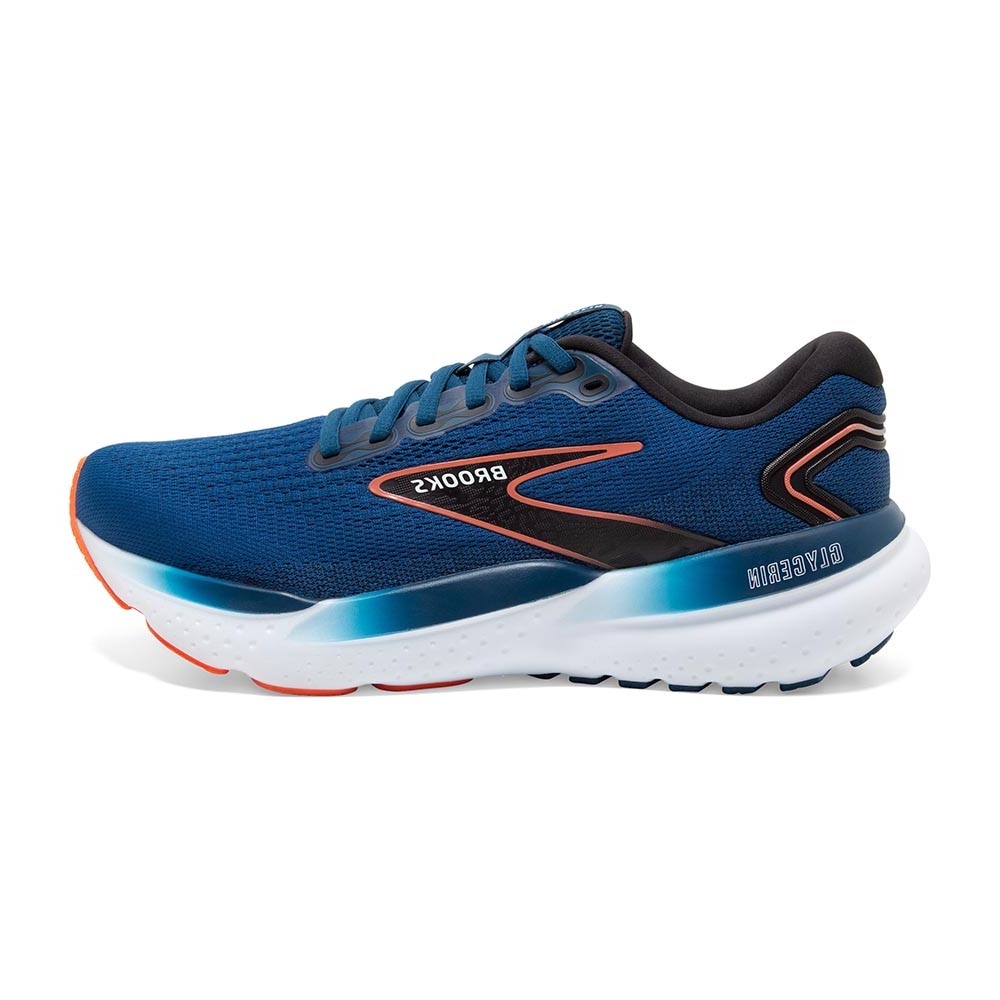 Brooks Glycerin 21 Joggesko Herre Blå/Sort/Oransje