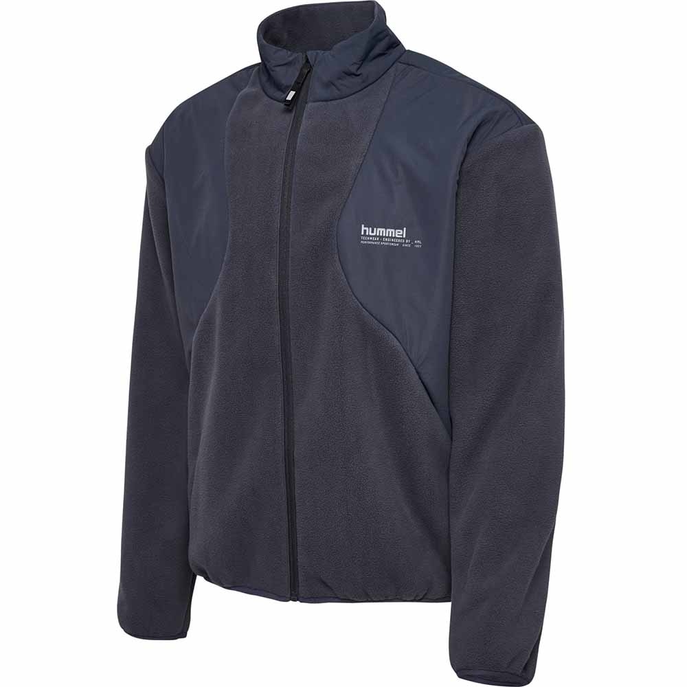 Hummel Hybrid Full-Zip Fleecejakke Mørkegrå
