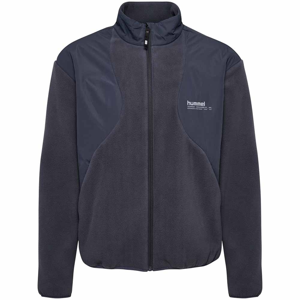 Hummel Hybrid Full-Zip Fleecejakke Mørkegrå