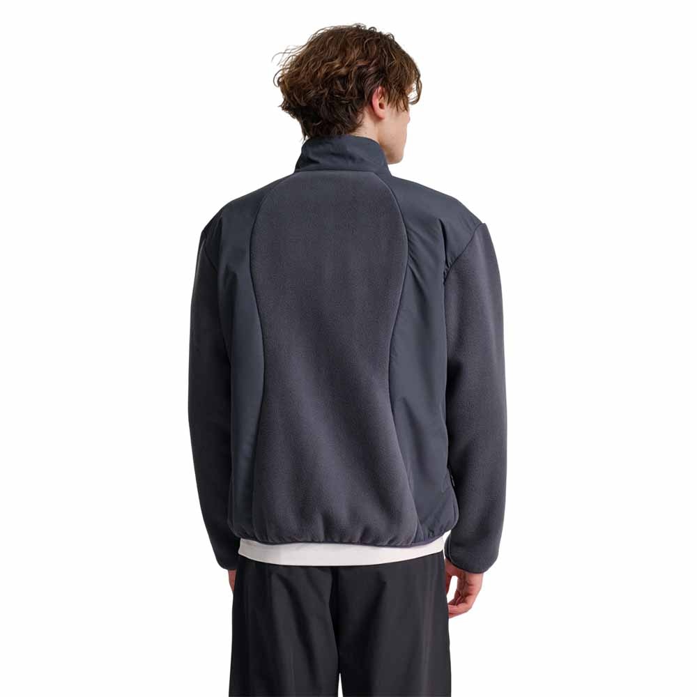 Hummel Hybrid Full-Zip Fleecejakke Mørkegrå