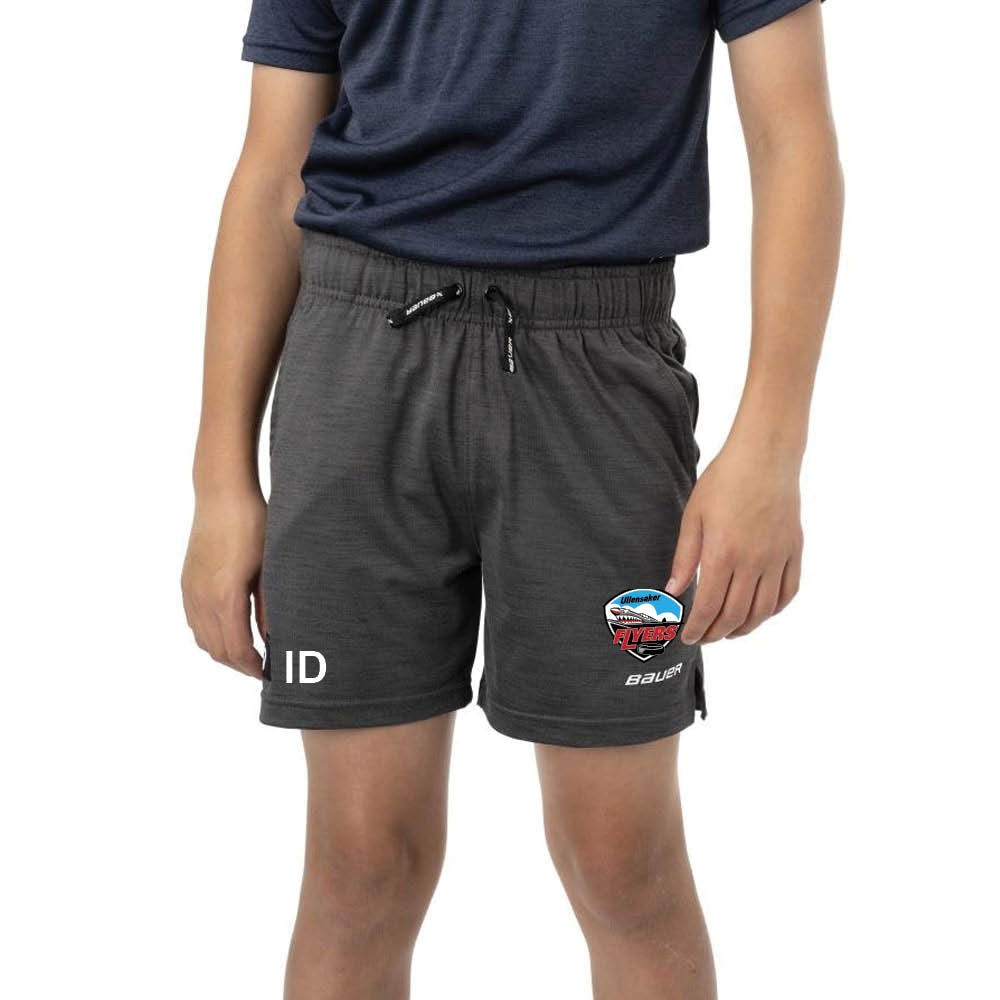 Bauer Ullensaker Flyers Hockey Knit Barn Treningsshorts Grå