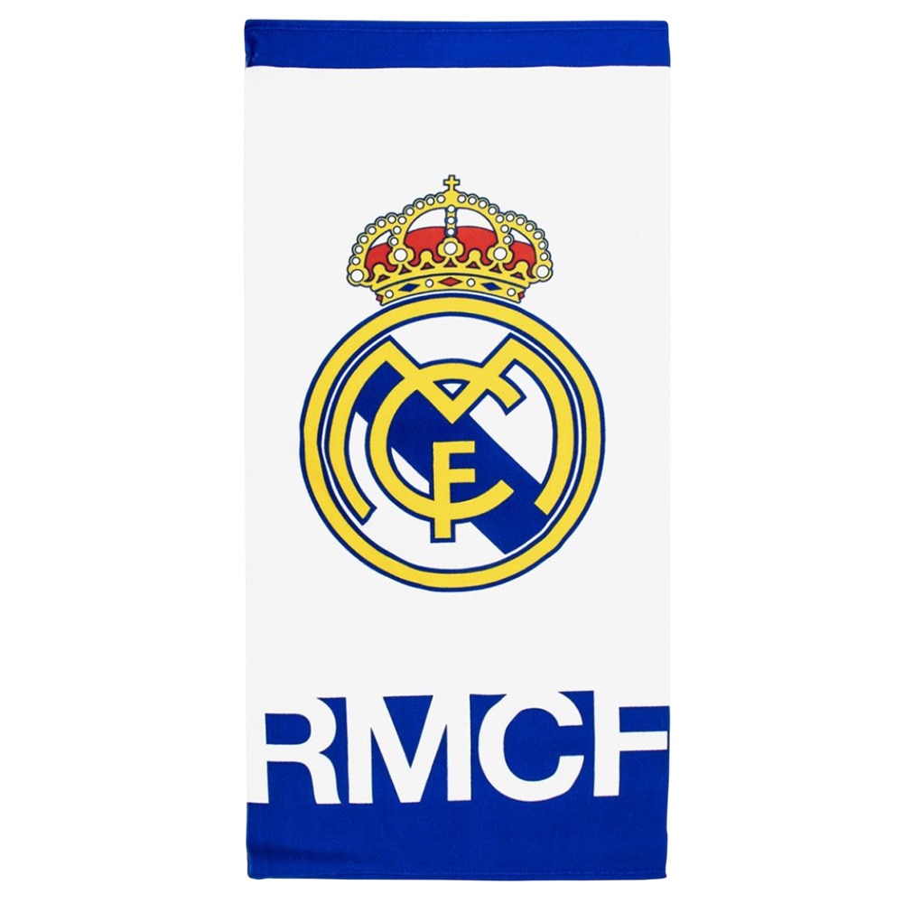 Official Product Real Madrid Badehåndkle Hvit/Blå