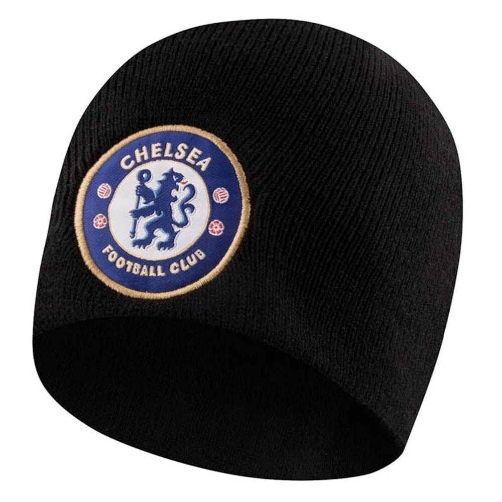 Official Product Chelsea FC Rolldown Beanie Lue Sort