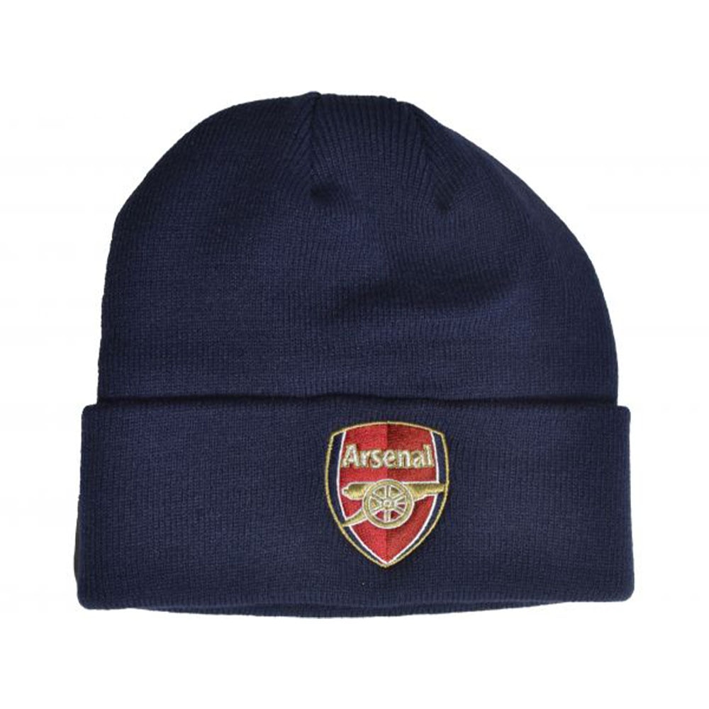 Official Product Arsenal Crest Beanie Lue Marine