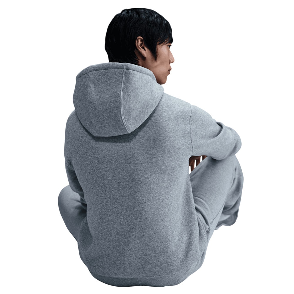 Nike Club Full-Zip Fleece Hettegenser Grå 