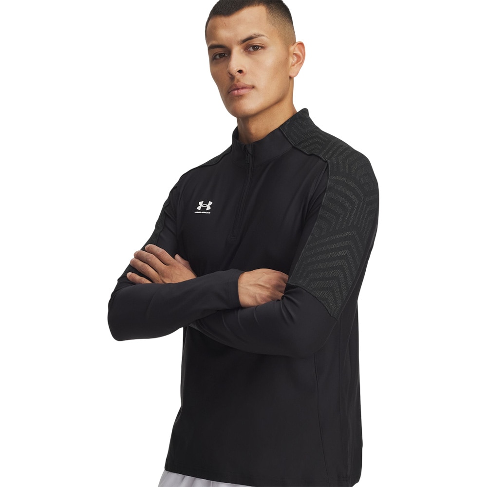 Under Armour Challenger Pro Midlayer Langermet Treningstrøye Sort 