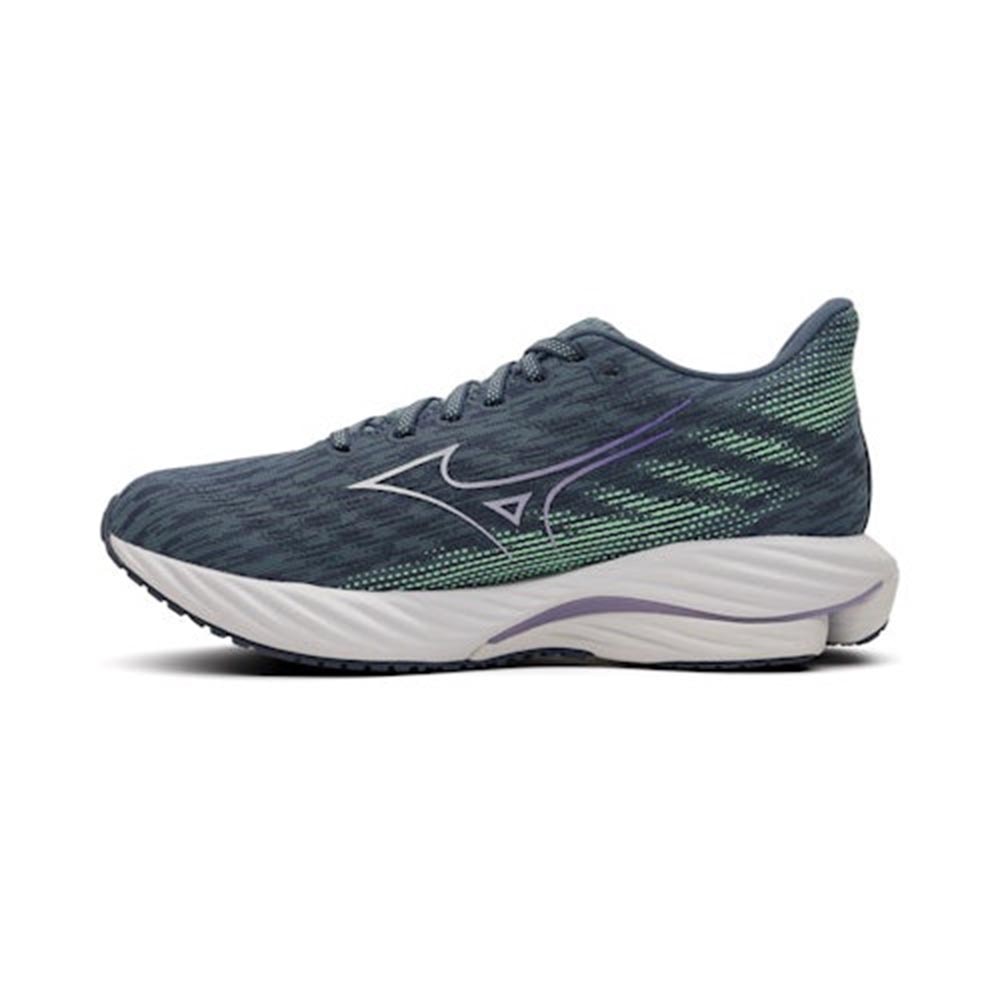 Mizuno Wave Rider 28 Joggesko Dame Blå/Grønn/Lilla