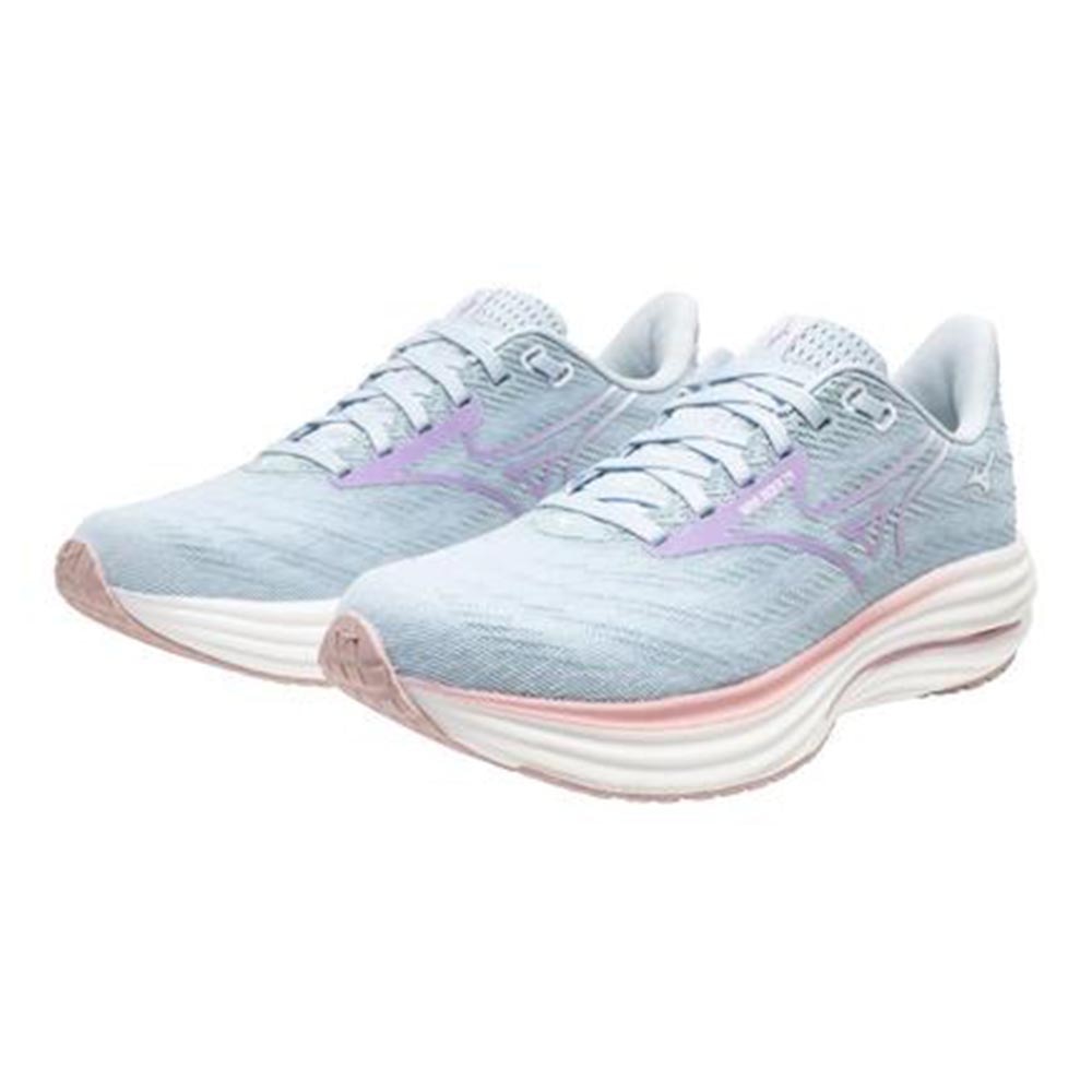 Mizuno Wave Rider 29 Joggesko Dame Lys Blå/Lilla