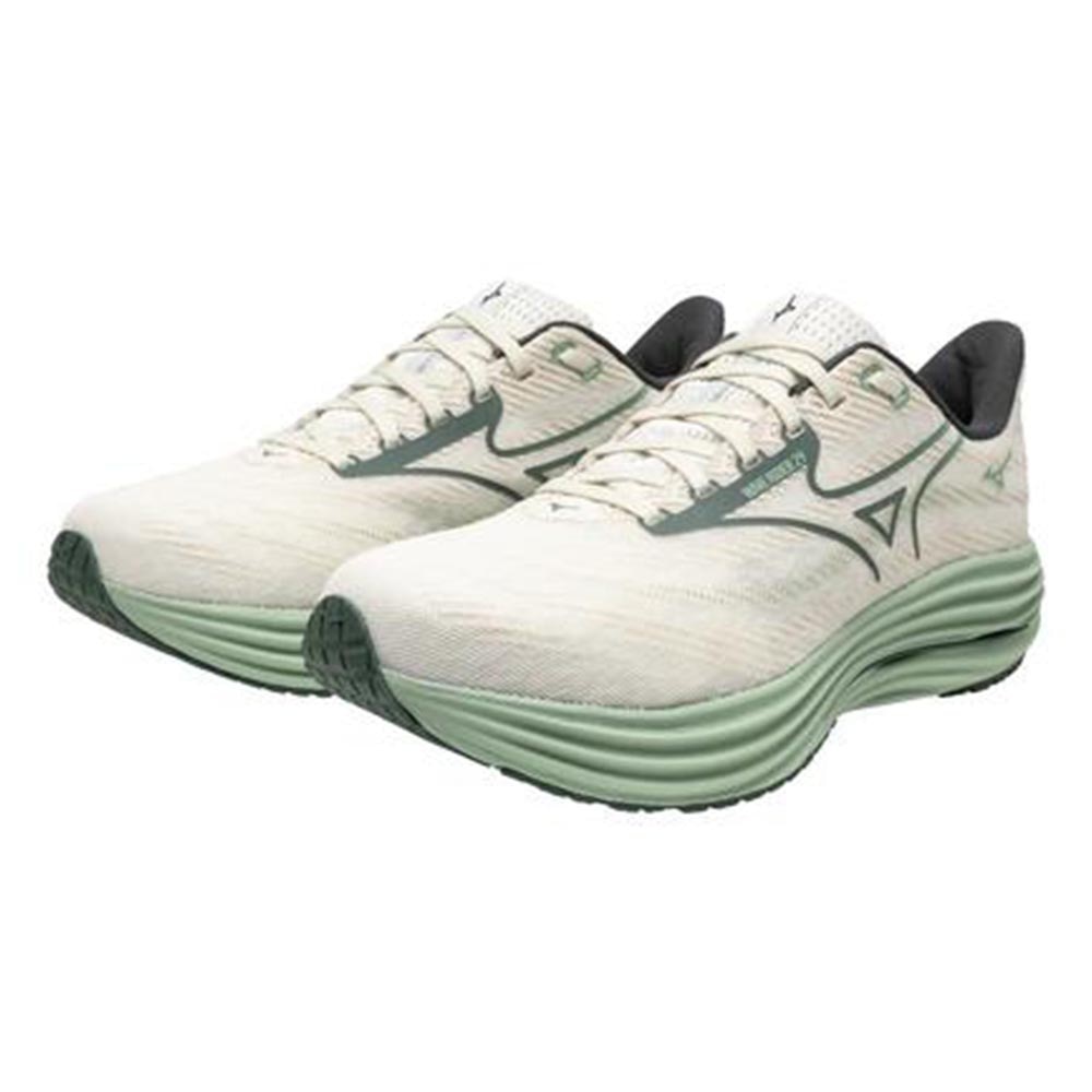Mizuno Wave Rider 29 Joggesko Herre Beige/Grønn