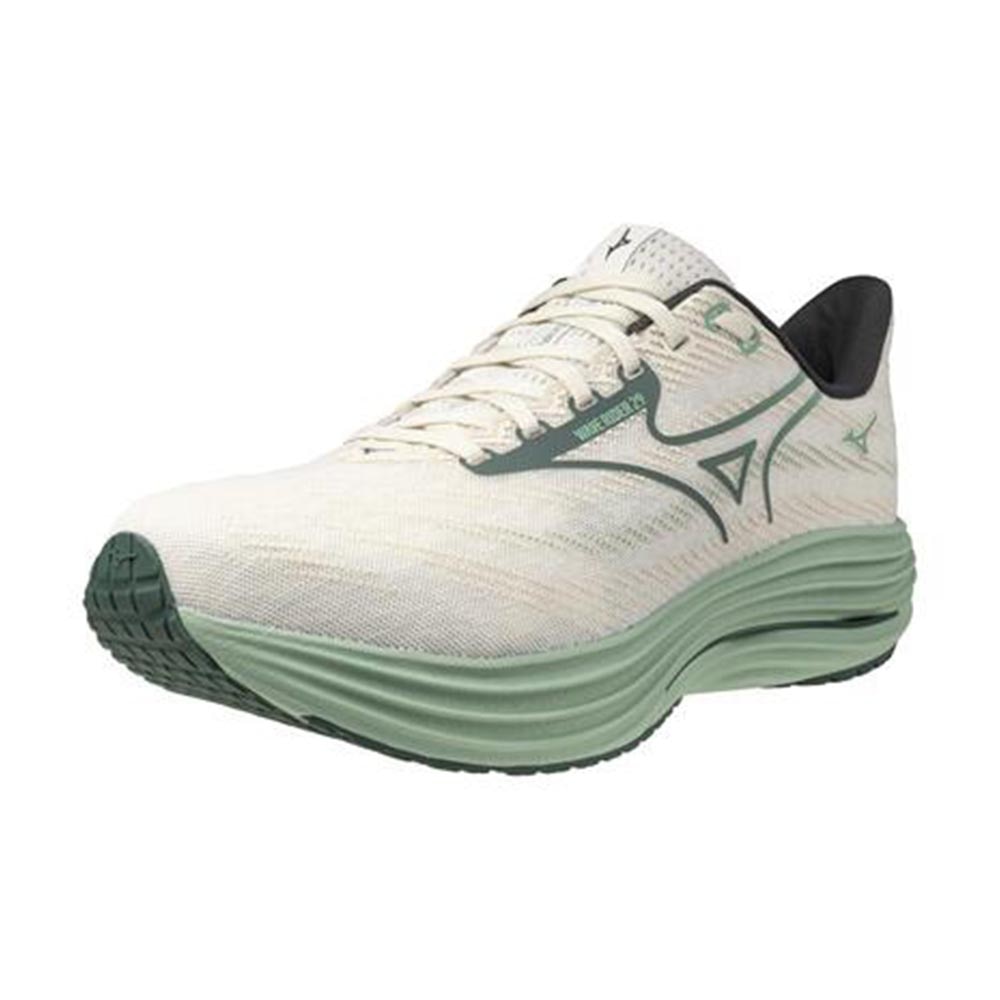 Mizuno Wave Rider 29 Joggesko Herre Beige/Grønn