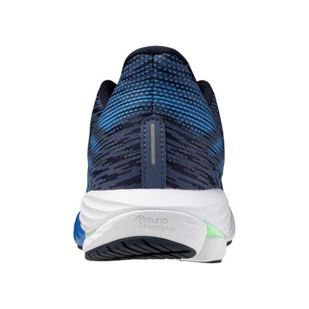 Mizuno Wave Rider 28 Joggesko Herre Blå/Grønn