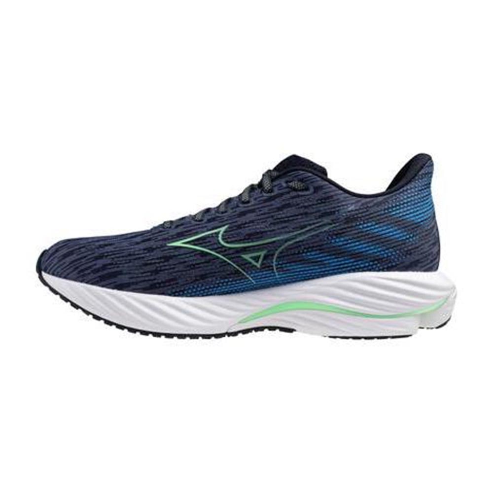 Mizuno Wave Rider 28 Joggesko Herre Blå/Grønn