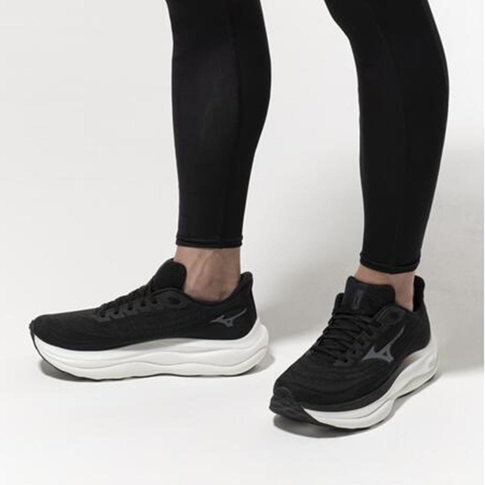 Mizuno Wave Sky 9 Joggesko Herre Sort/Hvit