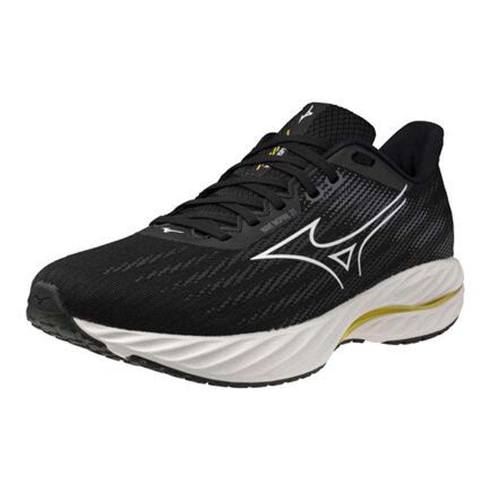 Mizuno Wave Inspire 21 Joggesko Herre Sort/Hvit/Gul