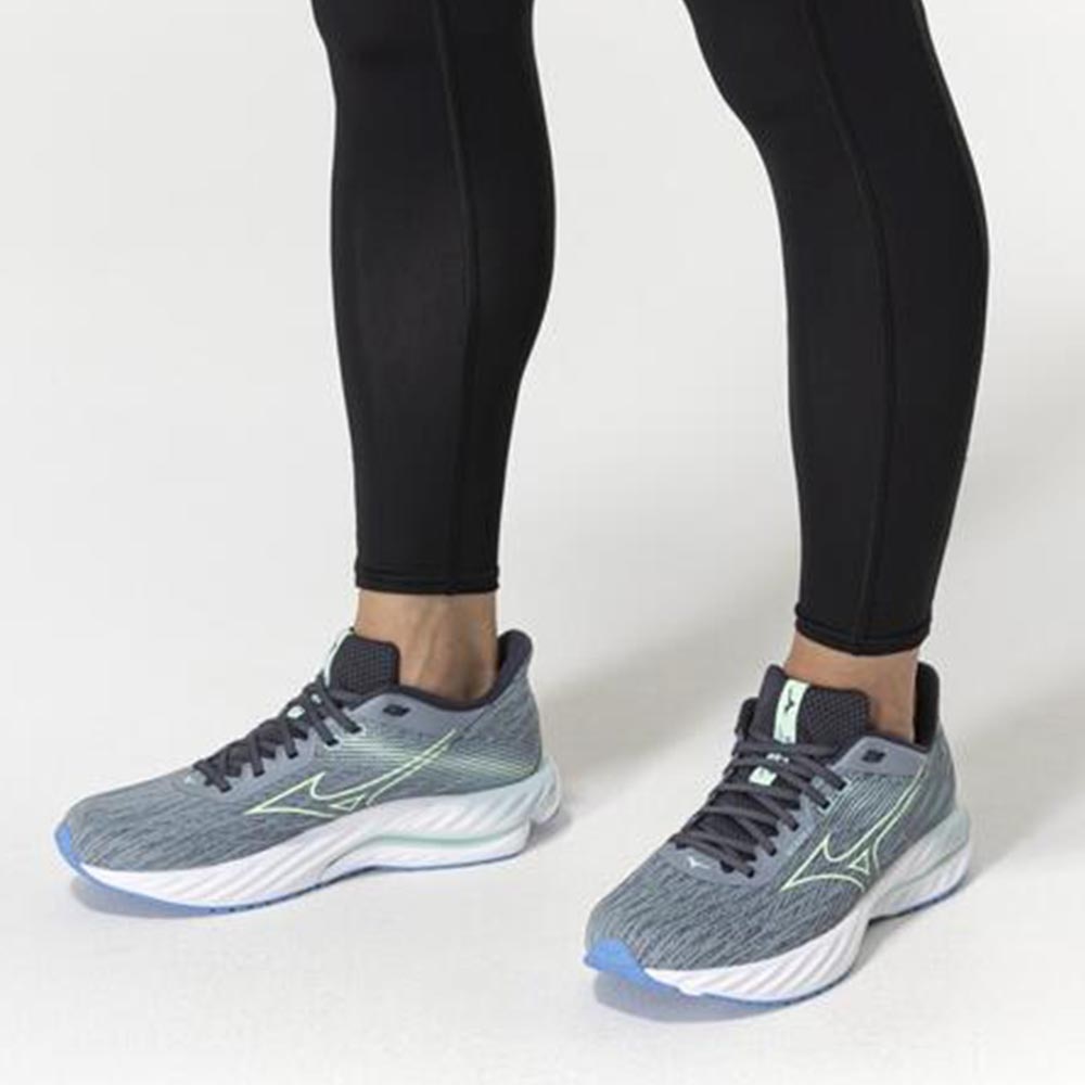 Mizuno Wave Inspire 21 Joggesko Herre Grå/Blå