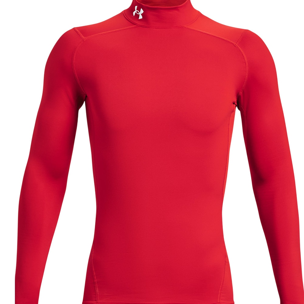 Under Armour ColdGear® Compression Mock Baselayer Rød