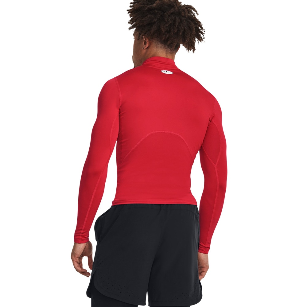 Under Armour ColdGear® Compression Mock Baselayer Rød