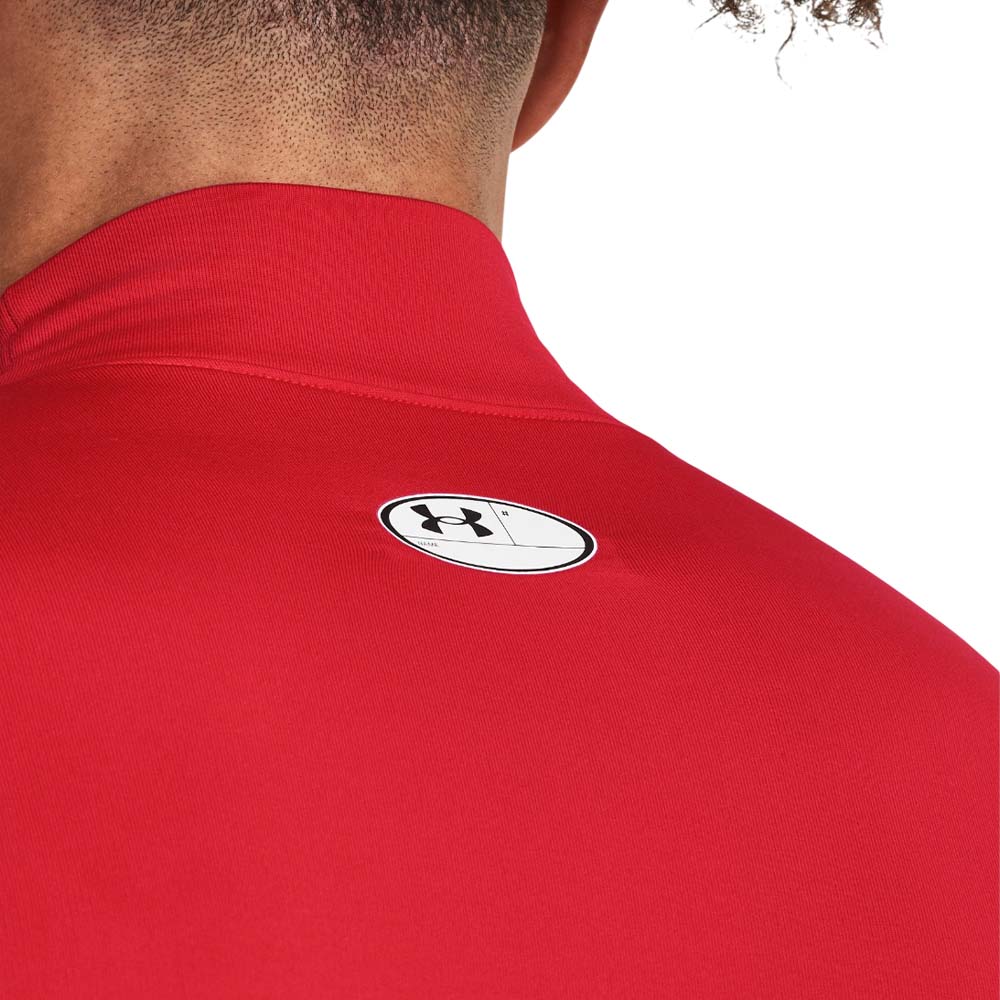 Under Armour ColdGear® Compression Mock Baselayer Rød