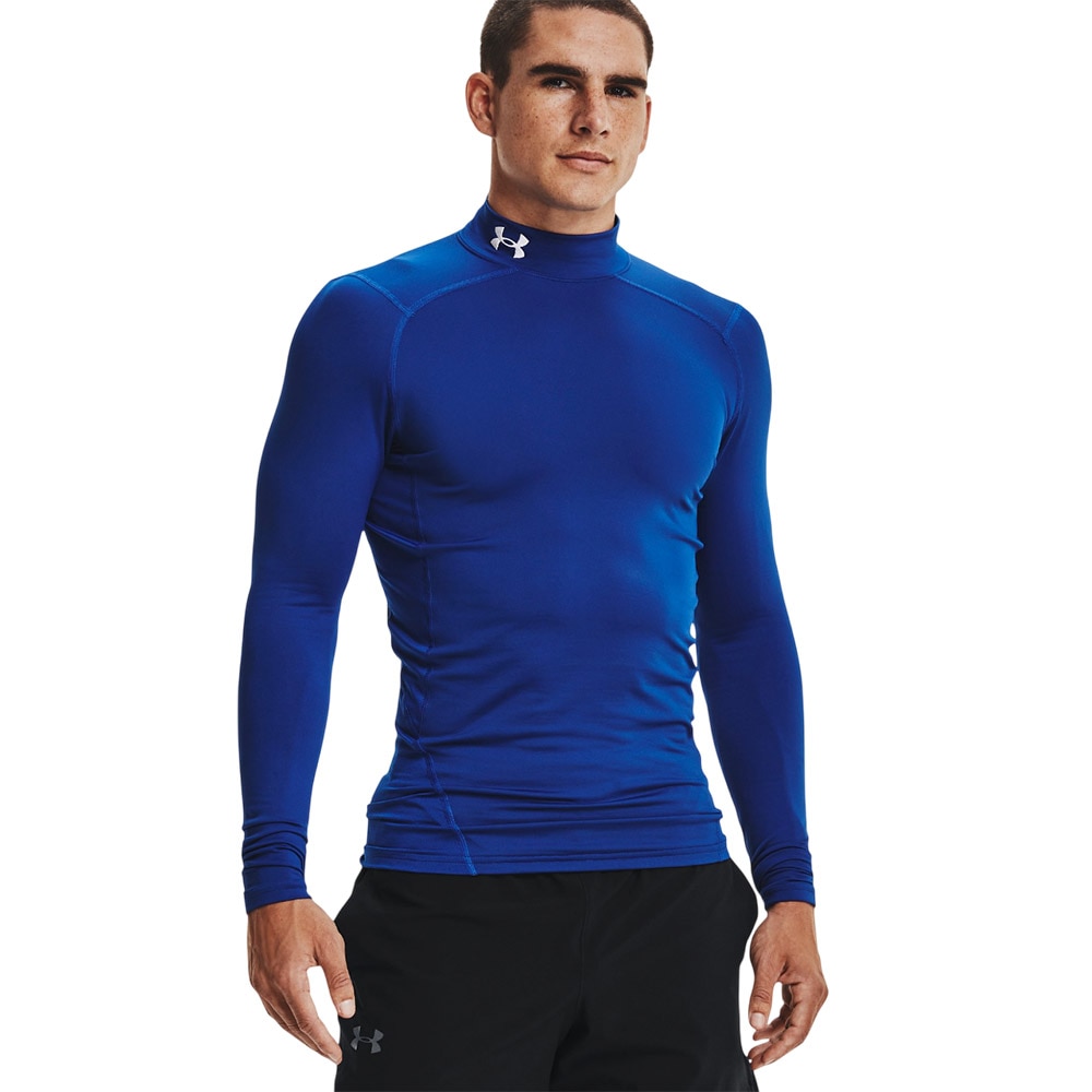 Under Armour ColdGear® Compression Mock Baselayer Blå