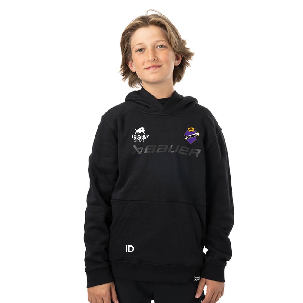 Bauer Grüner Hockey Hettegenser Barn Svart