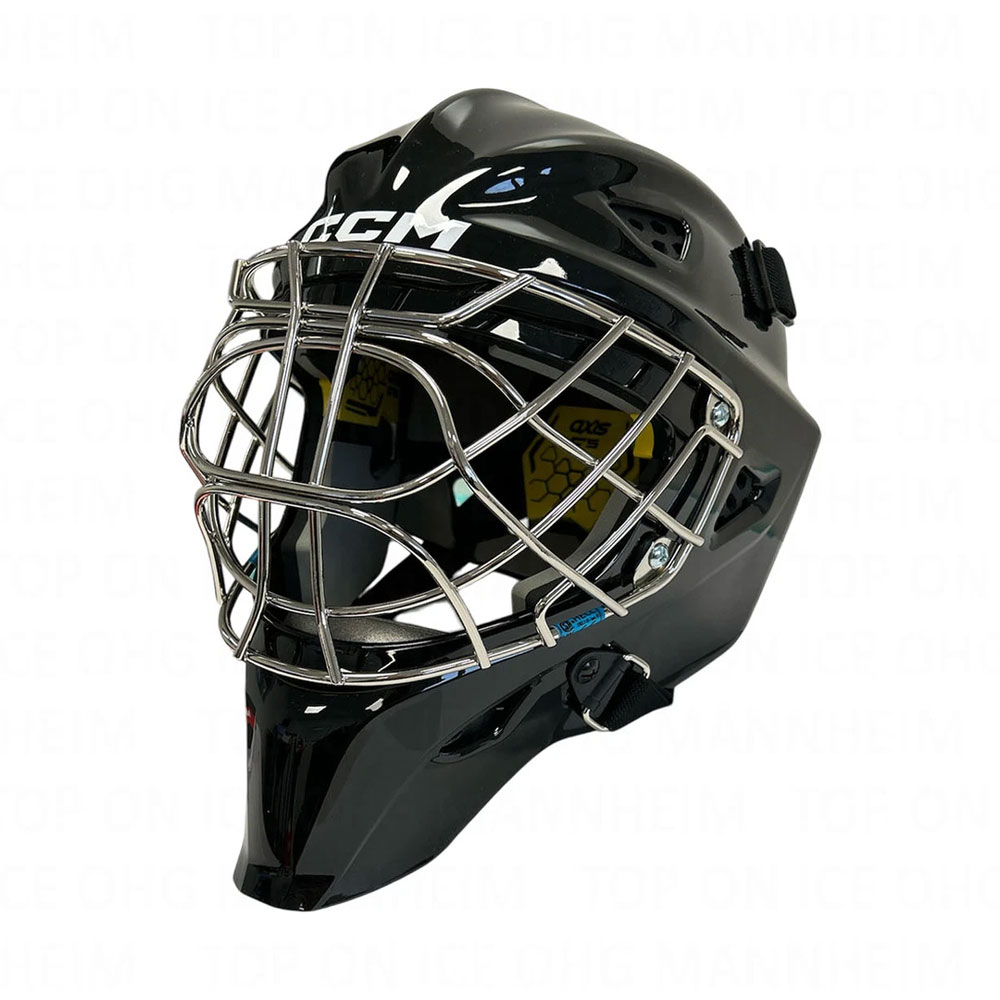 Ccm AXIS F5 Junior Keepermaske Hockey Certified Cat Eye Svart