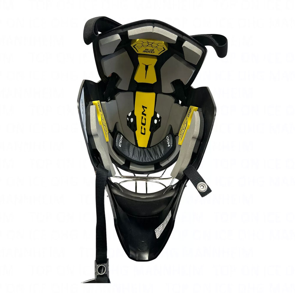 Ccm AXIS F5 Junior Keepermaske Hockey Certified Cat Eye Svart