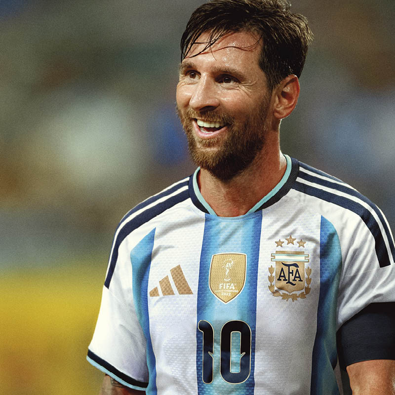 Adidas Argentina Fotballdrakt VM 2026 Messi Barn Hjemme