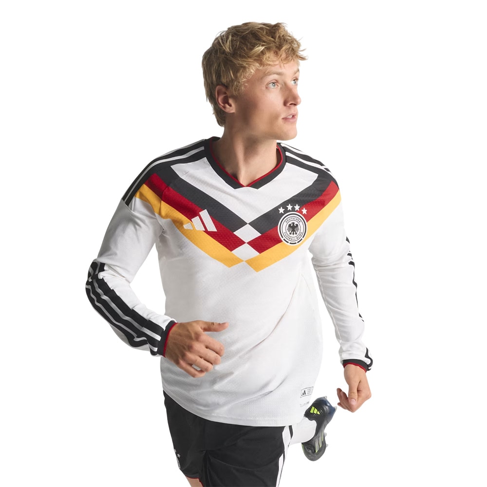 Adidas Tyskland Authentic Langermet Fotballdrakt VM 2026 Hjemme