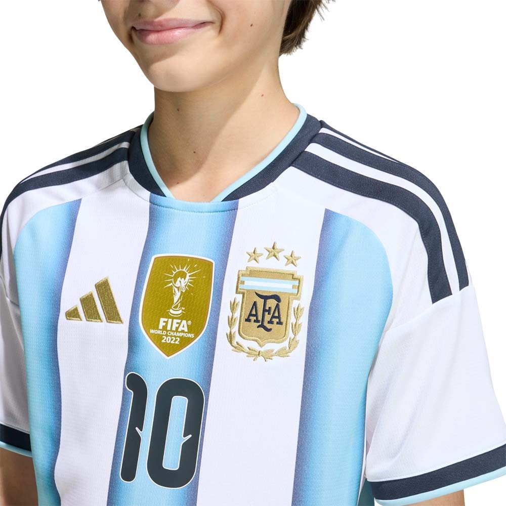 Adidas Argentina Fotballdrakt VM 2026 Messi Barn Hjemme