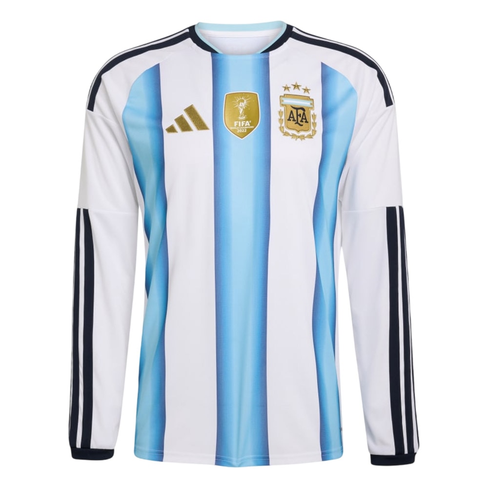 Adidas Argentina Langermet Fotballdrakt VM 2026 Hjemme