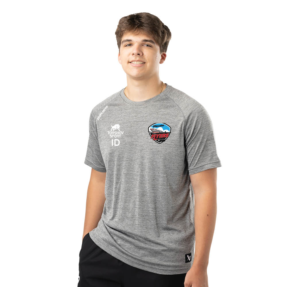 Bauer Ullensaker Flyers Hockey Tech Treningstrøye Grå