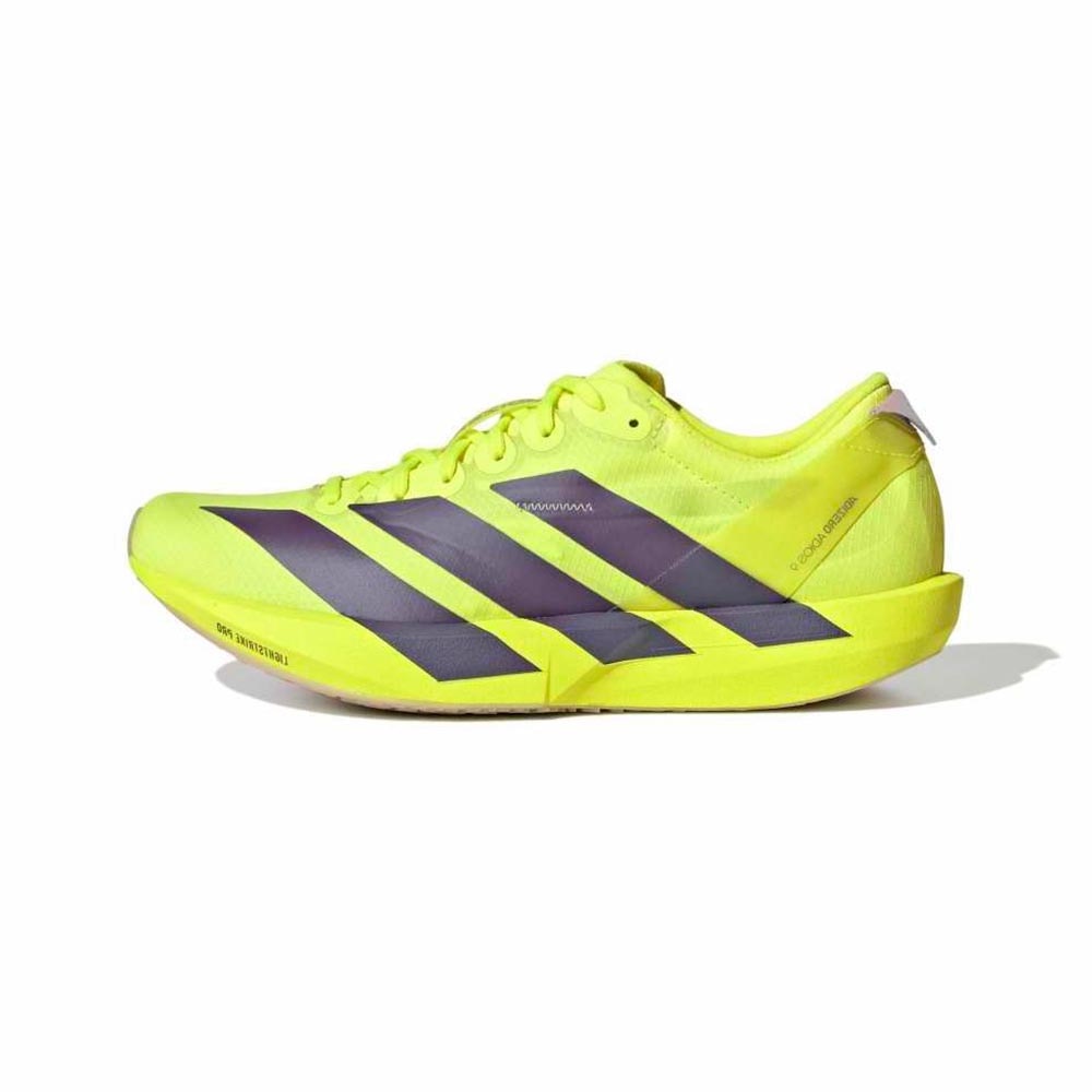 Adidas Adizero Adios 9 Joggesko Dame Gul/Sort