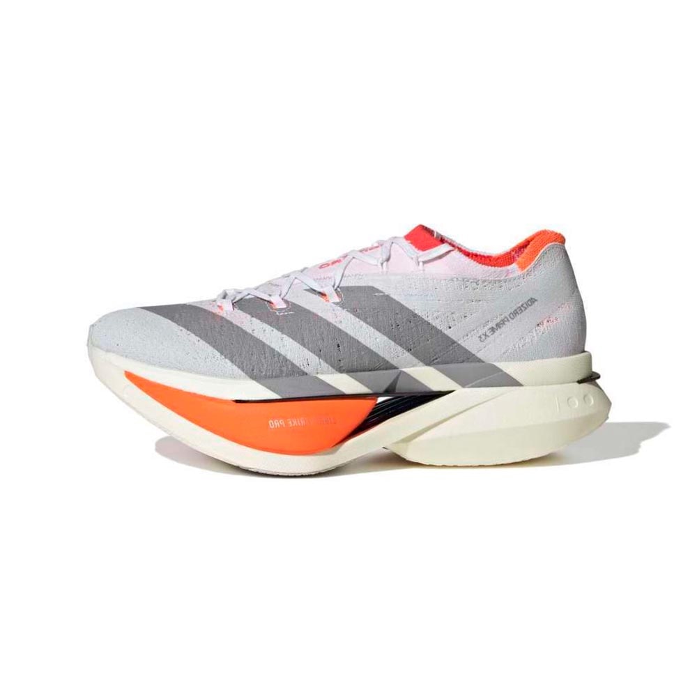 Adidas Adizero Prime X 3 Strung Joggesko Hvit/Oransje/Grå
