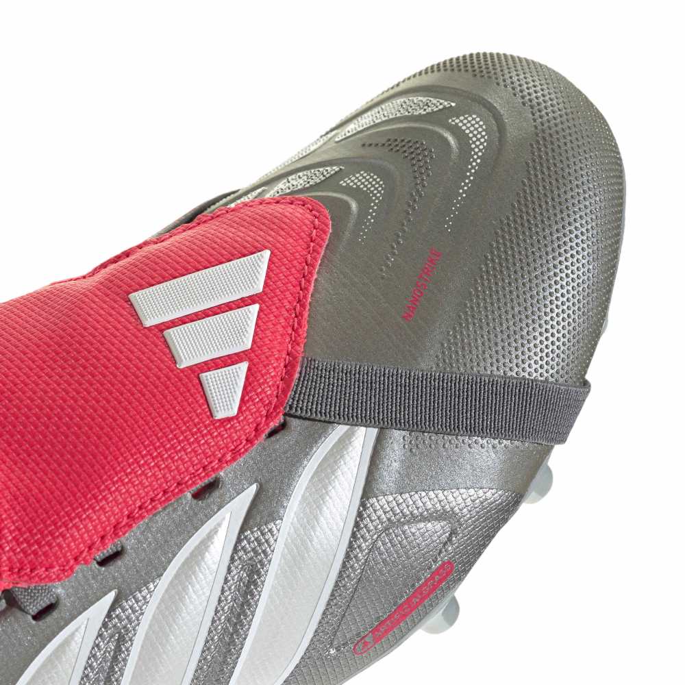 Adidas Predator 26 League FT AG Fotballsko Barn Finishers Steel 