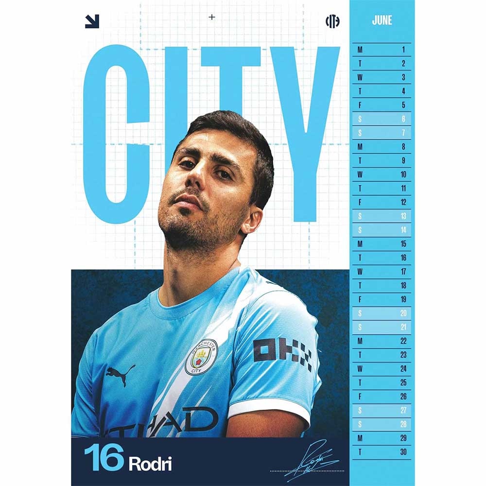 Official Product Manchester City A3 Kalender 2026