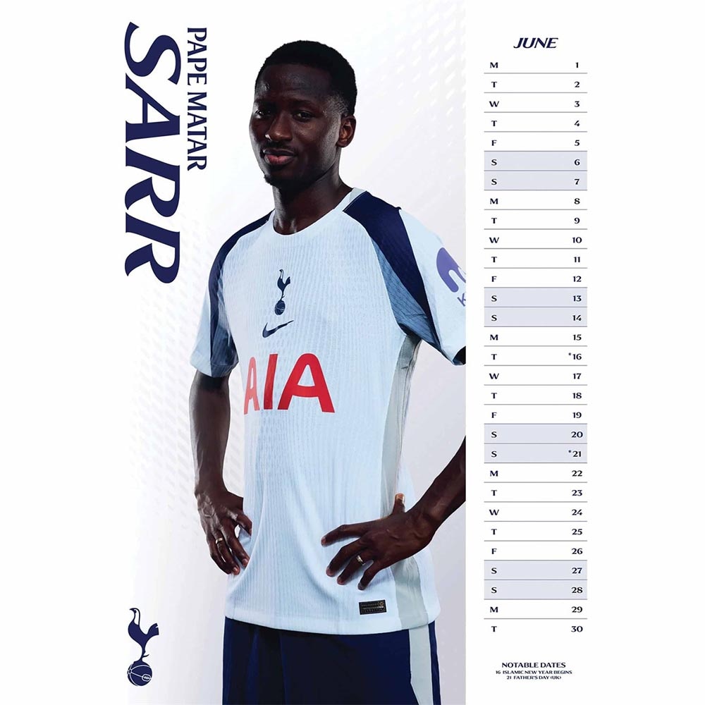 Official Product Tottenham A3 Kalender 2026