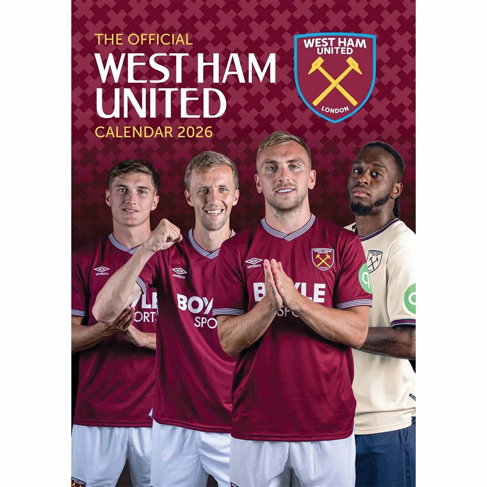 Official Product West Ham A3 Kalender 2026