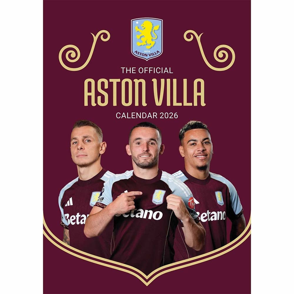 Official Product Aston Villa A3 Kalender 2026