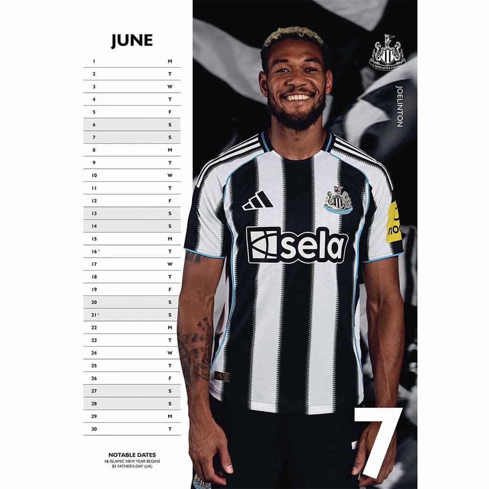 Official Product Newcastle United A3 Kalender 2026