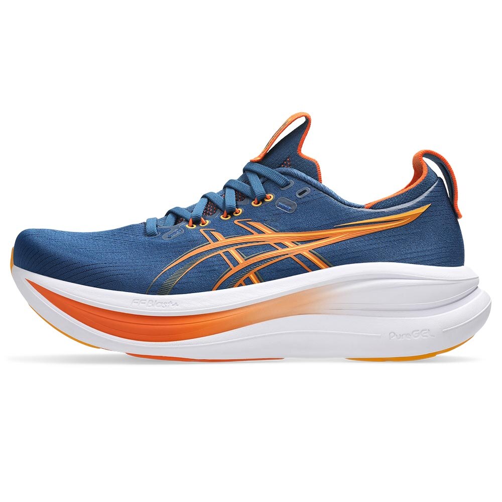 Asics Gel-Nimbus 28 Joggesko Herre Blå/Oransje